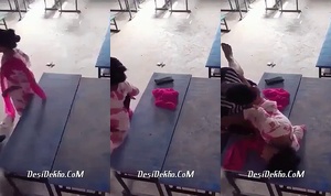 College Ki Ladki ne kiya sex class mai Leaked MMS